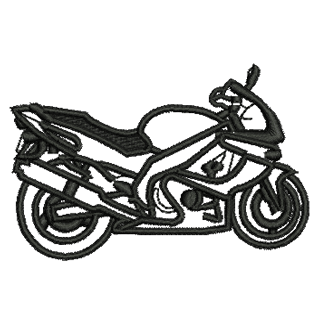 Motorbike Outline 12161