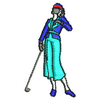Female Golfer 10953