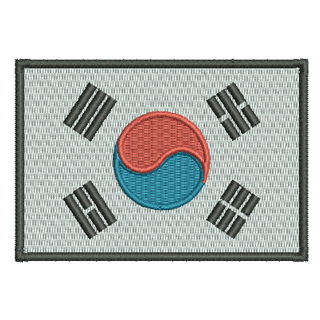 Korean Flag 12137