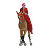 Lady on Horse 13861