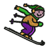 Skiing Cartoon 12905